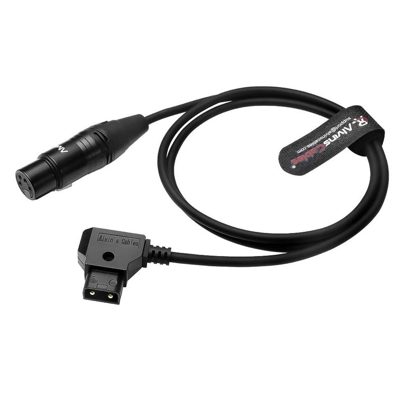 Alvin's Cables كابل طاقة XLR 4 دبابيس أنثوي إلى D-tap من ألفين لكاميرات سوني فينيس F55 SXS، كانون C400، بلاك ماجيك URSA Mini Pro، باناسونيك فاركام، 1م/3.3قدم - Image 4